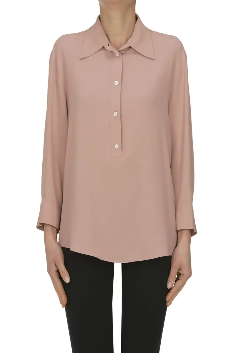 Camicia in crepè