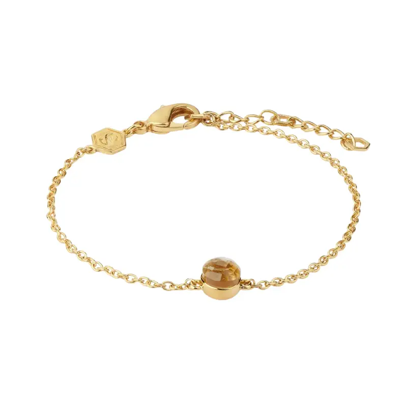 Bracciale in pietra di citrino per donna Sloya Aurora