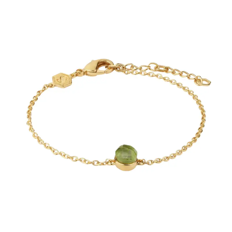 Bracciale in pietra di peridoto per donna Sloya Aurora