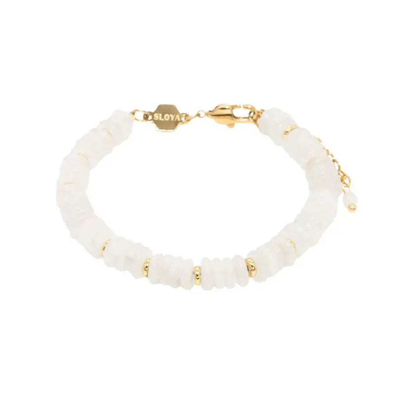 Bracciale in pietre di giada donna Sloya Blima