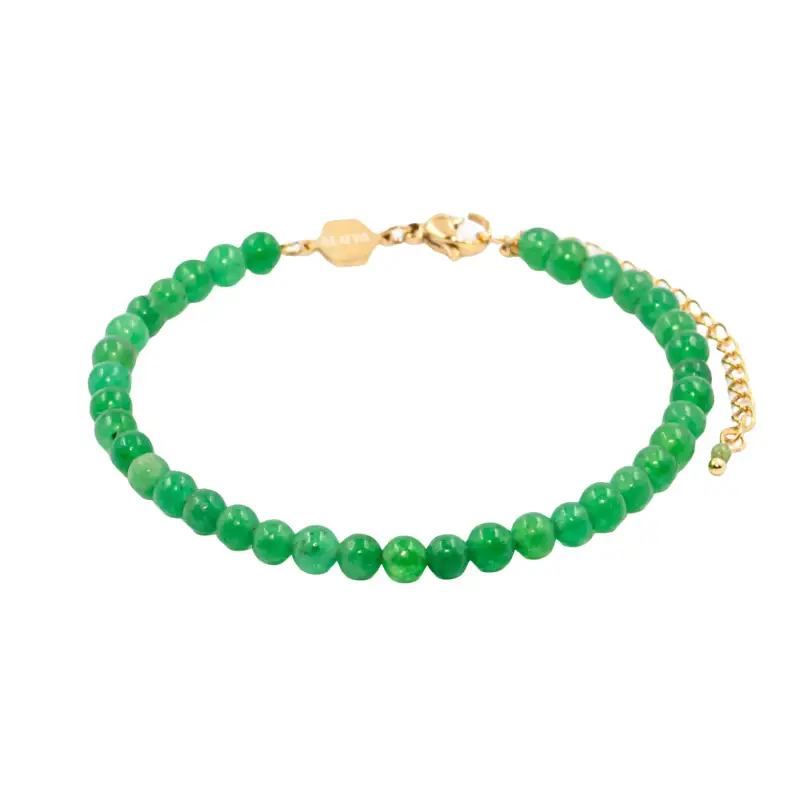 Bracciale in pietre di giade verde donna Sloya Serena