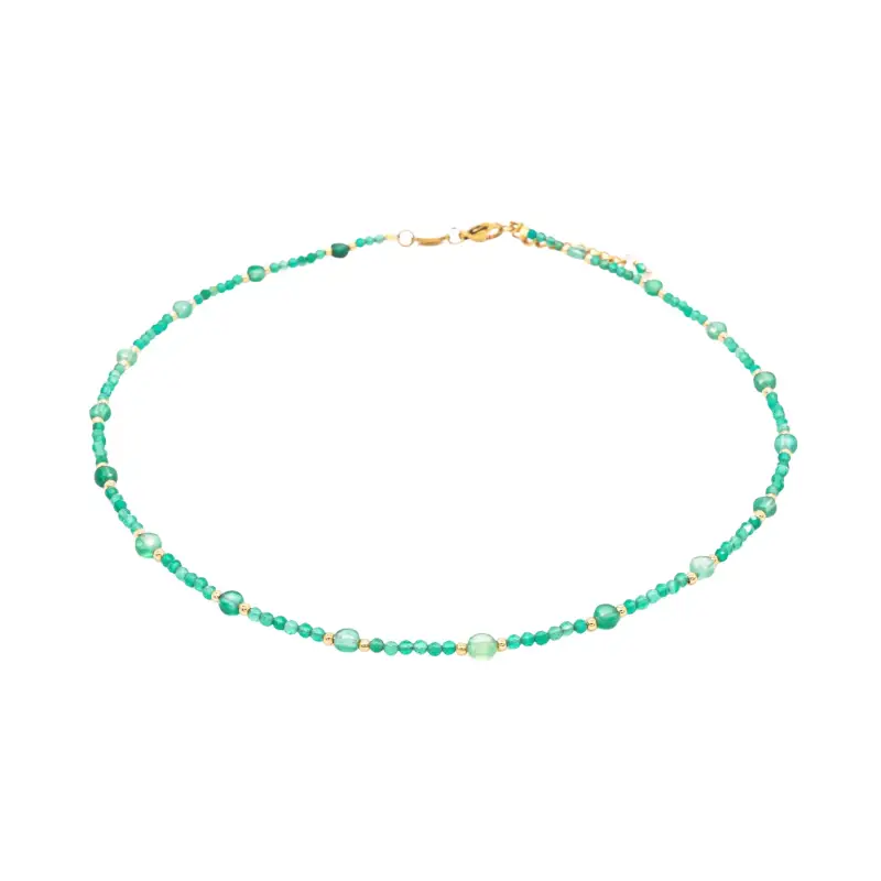 Collana in agata verde donna Sloya Paloma