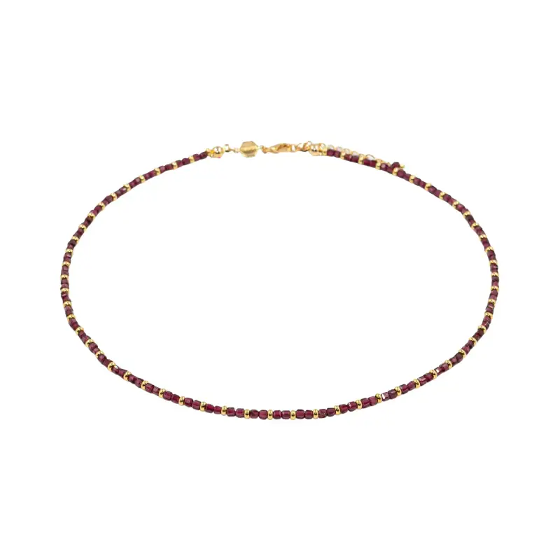 Collana in pietra granato donna Sloya Karia