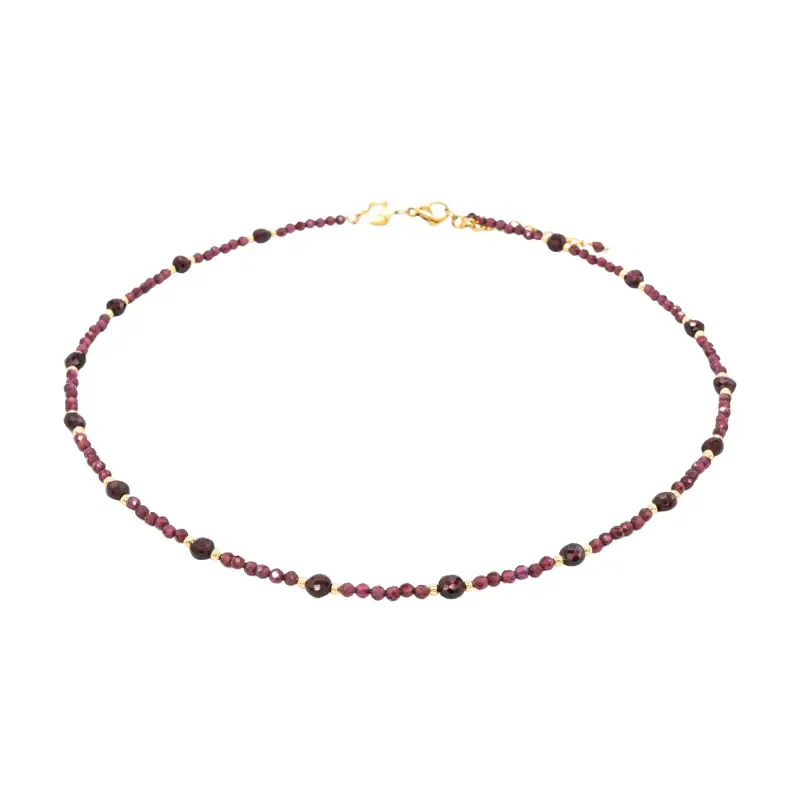 Collana in pietra granato donna Sloya Paloma