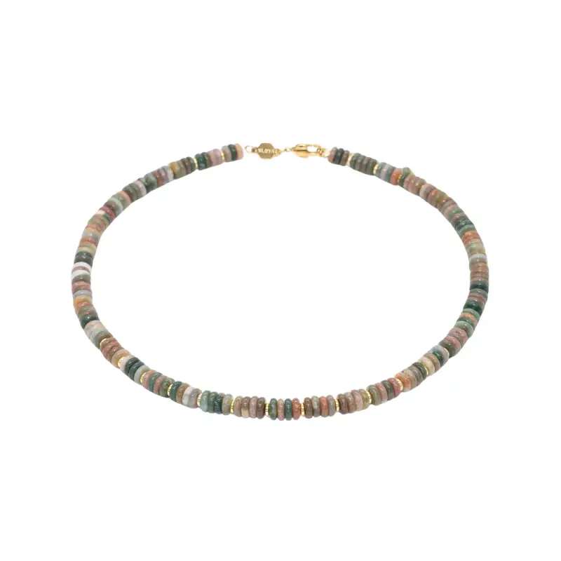Collana in pietre di Agata Indiana donna Sloya Blima