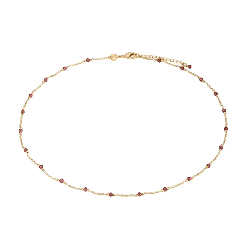 Collana in pietre di Granato donna Sloya Elyssa