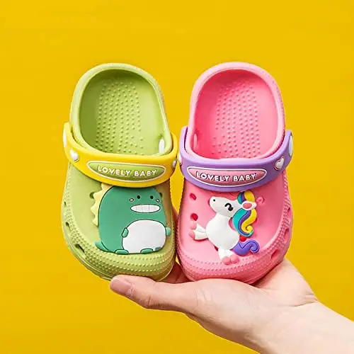 SMajong Zoccoli Sabot Bambini Antiscivolo Scarpe da Giardino Ragazzi Ragazze Estate Sandali da Spiaggia Carino Ciabatte miniatura 3