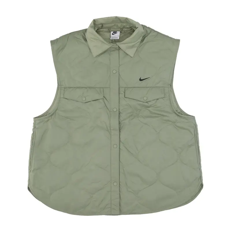 Smanicato Donna W Sportswear Essentials Vest Oil Green/black