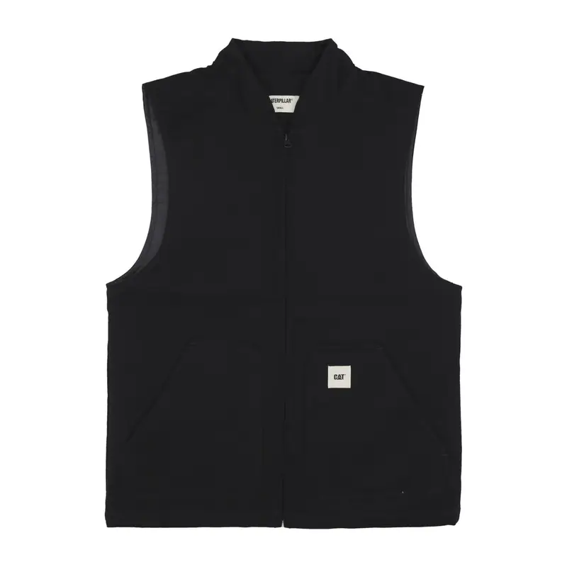 Smanicato Uomo Canvas Vest Black