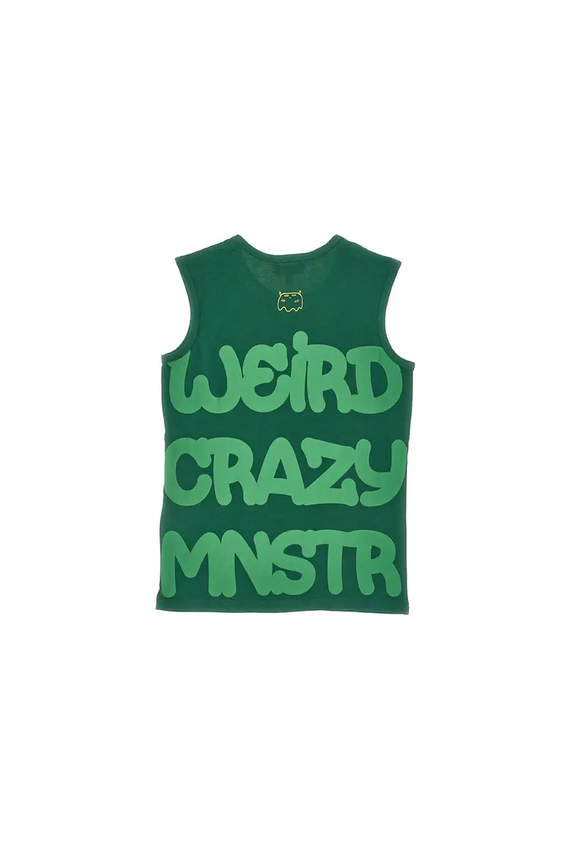 Smanicato Verde Con Stampa Pitt Kids PT-K-T-7038 miniatura 2