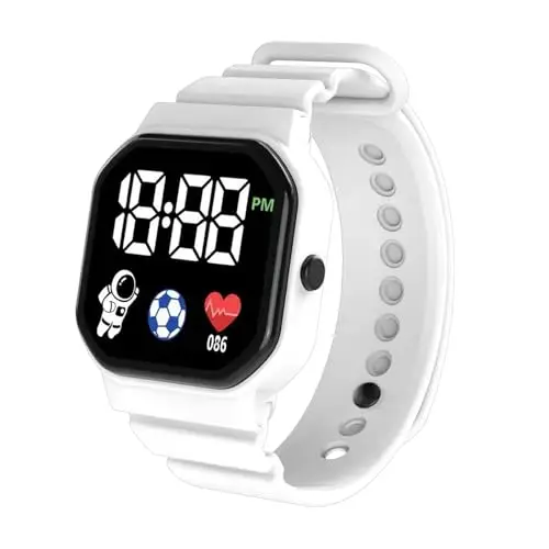 Smart Kids, Digital Children, Comodi Sport Waterproof Waterproof Per BambiniVannando Elettronica A Quadrata A Prova Di