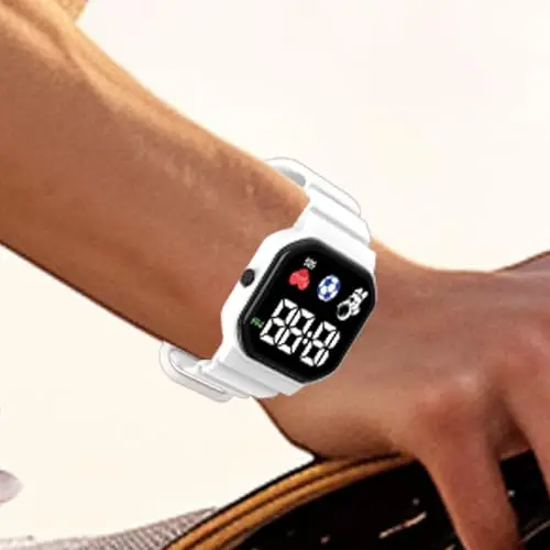 Smart Kids, Digital Children, Comodi Sport Waterproof Waterproof Per BambiniVannando Elettronica A Quadrata A Prova Di miniatura 3