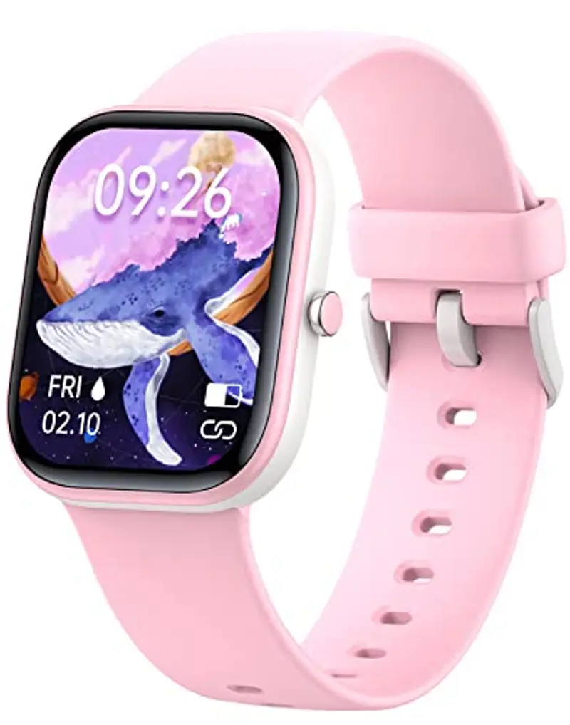 Smart Watch per bambini,IP68 impermeabile per bambini Fitness Activity Tracker Watch,cardiofrequenzimetro,8 modalità sport,Pedometri,Frequenza Cardiaca,Monitor Del Sonno,Regalo per Ragazzi Ragazz