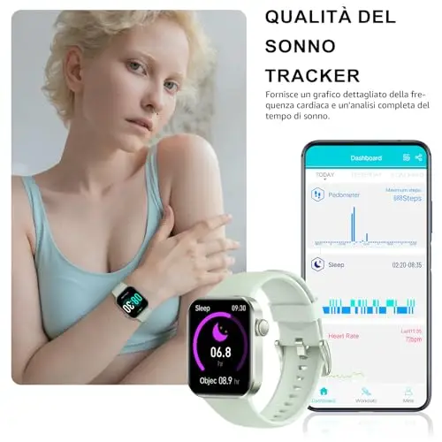 ASEEYIRJ Smartwatch Uomo Nero 3364854 miniatura 3