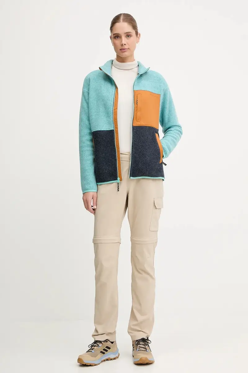 felpa da sport colore turchese SW002966 miniatura 2