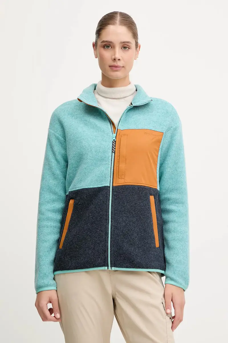 felpa da sport colore turchese SW002966