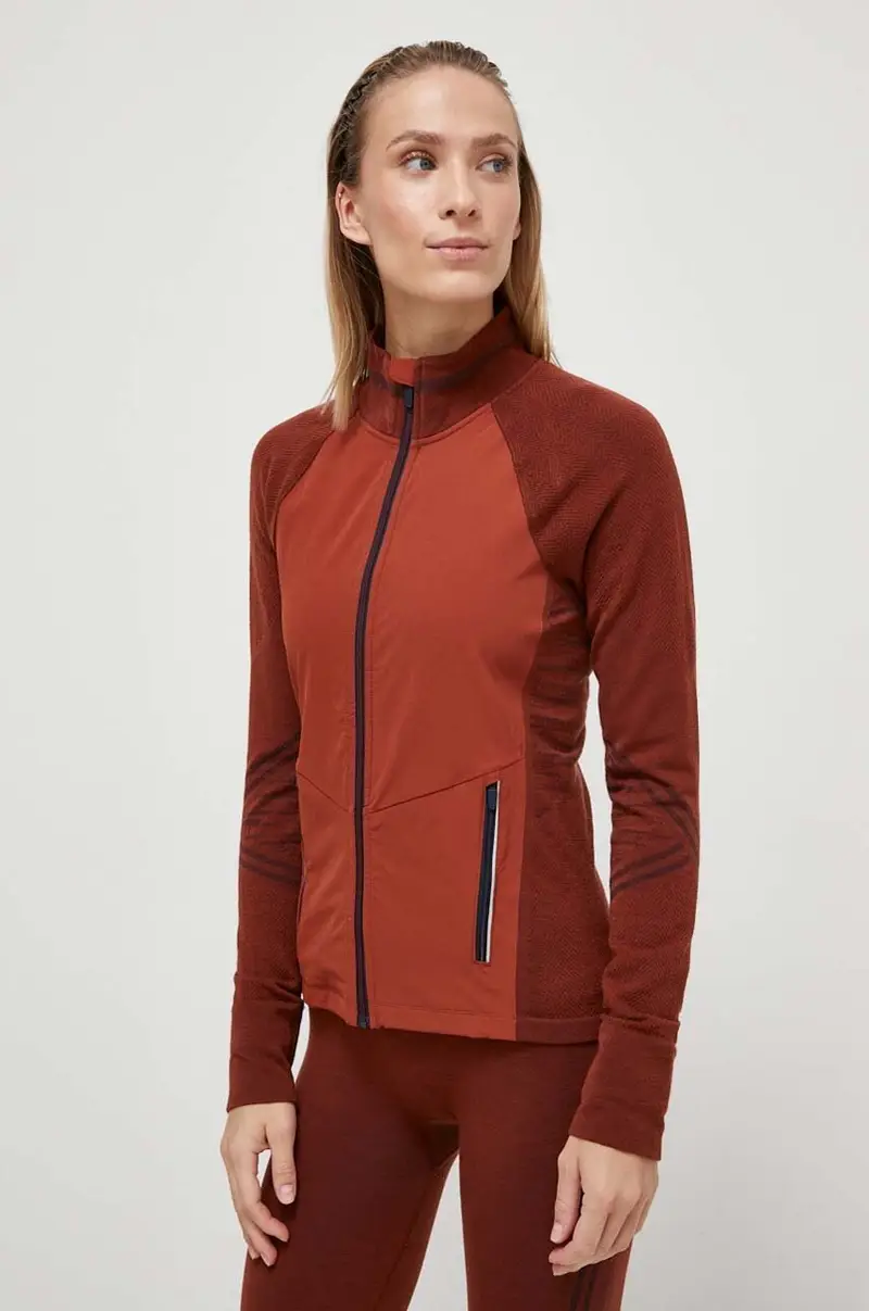 felpa da sport Intraknit Active Marrone