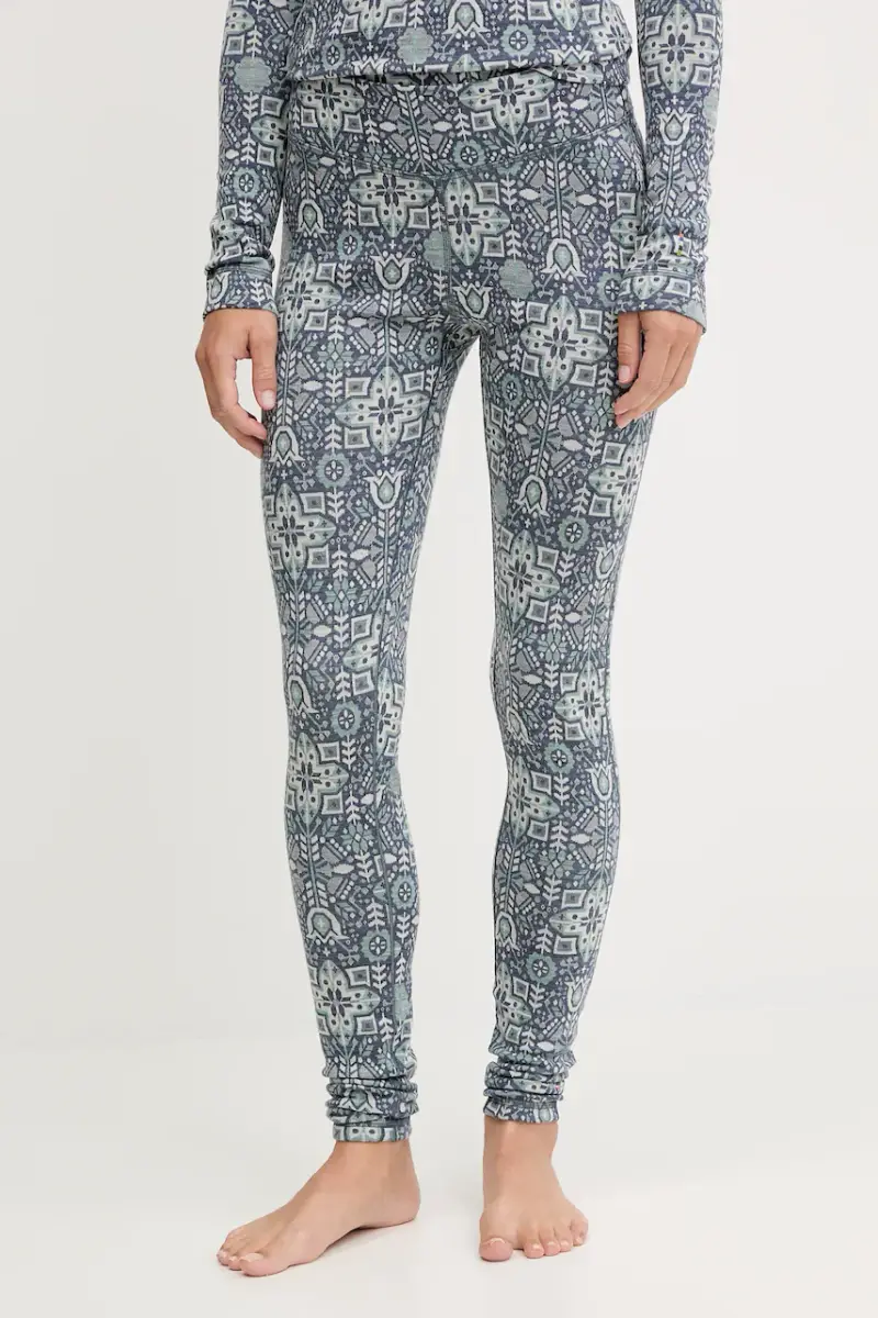 leggings funzionali Classic Thermal Merino colore violetto SW018809 Turchese