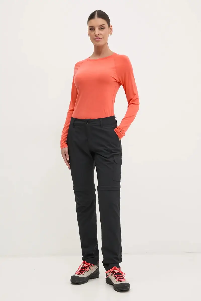 longsleeve funzionale Classic All-Season Merino colore arancione SW016913 miniatura 2