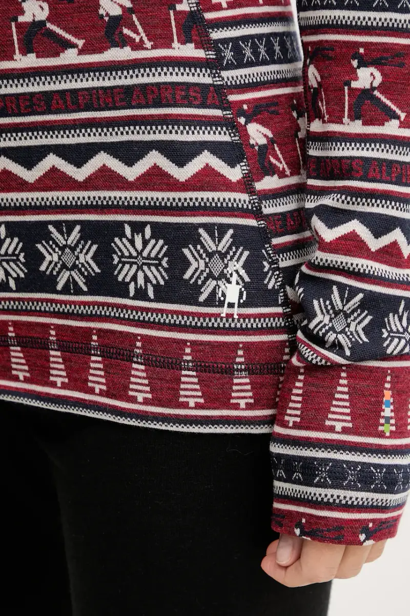 longsleeve funzionale Classic Thermal Merino colore rosa SW016370 Granata miniatura 5