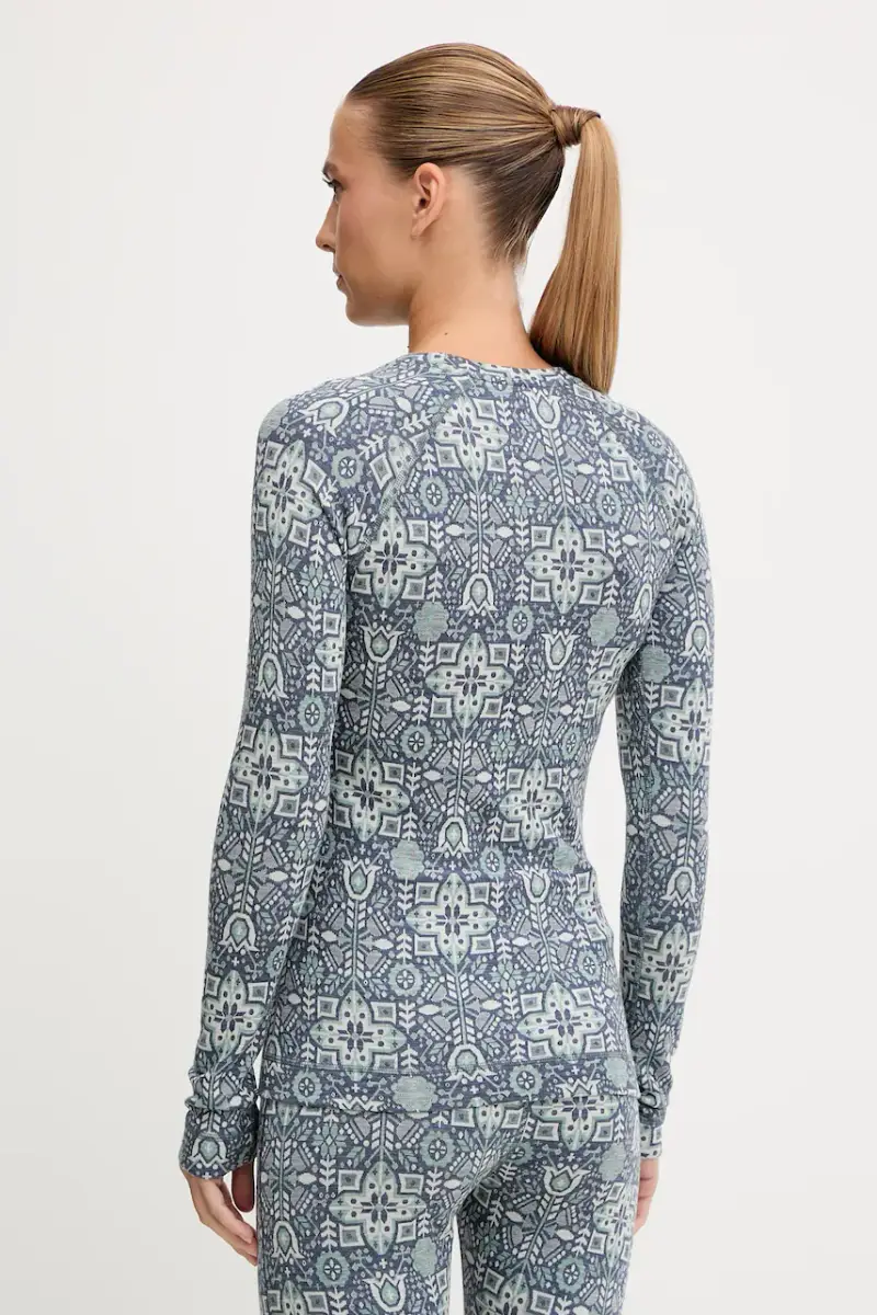 longsleeve funzionale Classic Thermal Merino colore rosa SW016370 Turchese miniatura 3