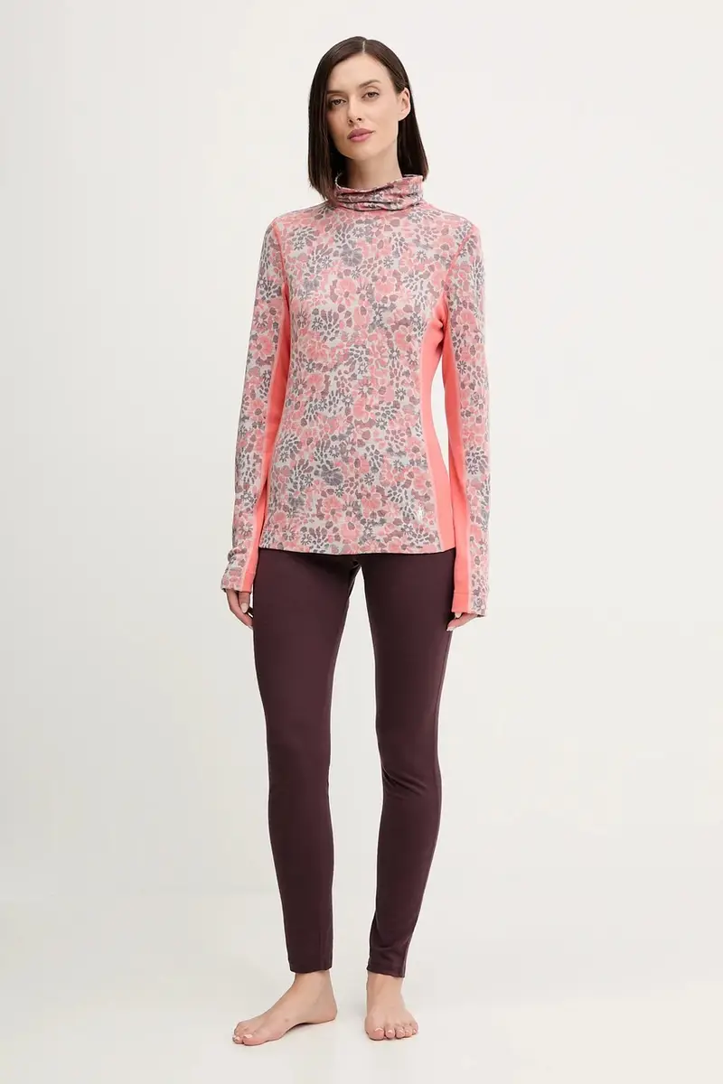 longsleeve funzionale in cotone colore arancione SW002984 miniatura 2