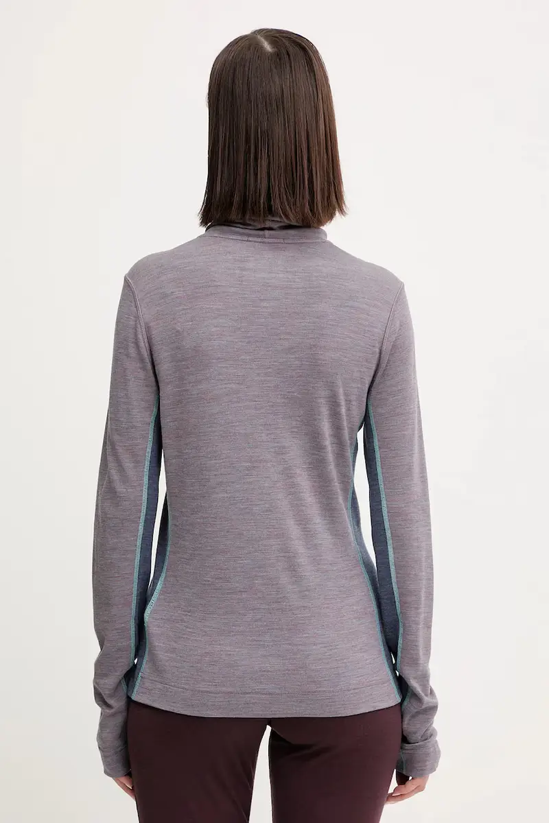 longsleeve funzionale in cotone colore violetto SW002984 miniatura 3