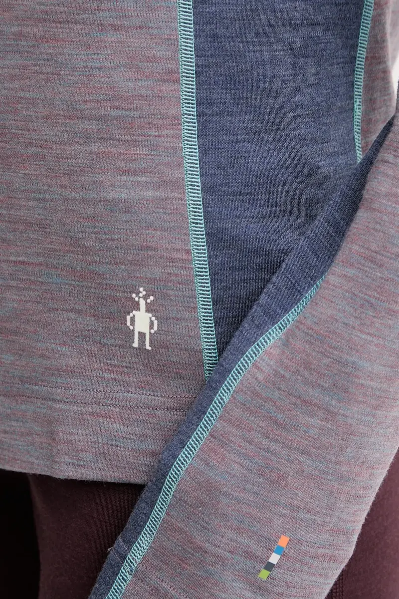 longsleeve funzionale in cotone colore violetto SW002984 miniatura 5