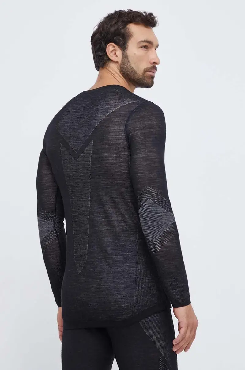 longsleeve funzionale Intraknit Thermal Merino Nero miniatura 3