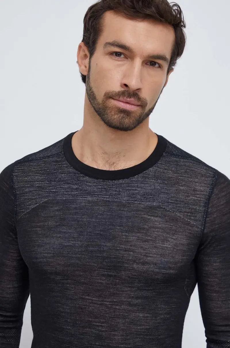 longsleeve funzionale Intraknit Thermal Merino Nero miniatura 4