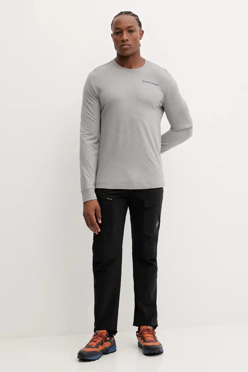 longsleeve sportivo colore grigio SW003018 miniatura 2