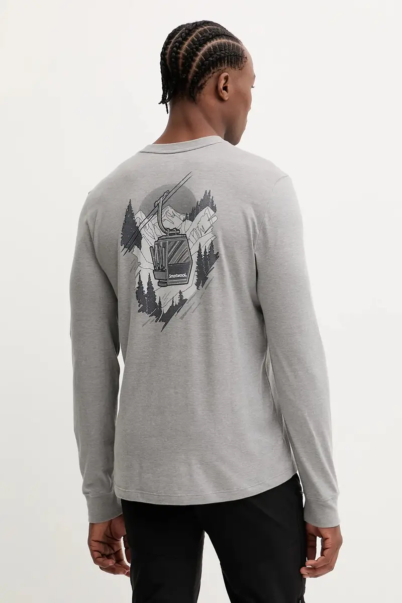 longsleeve sportivo colore grigio SW003018 miniatura 3