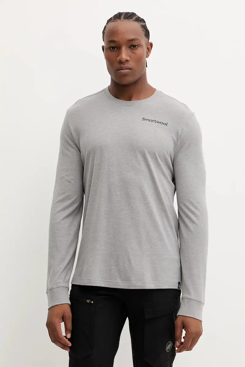 longsleeve sportivo colore grigio SW003018