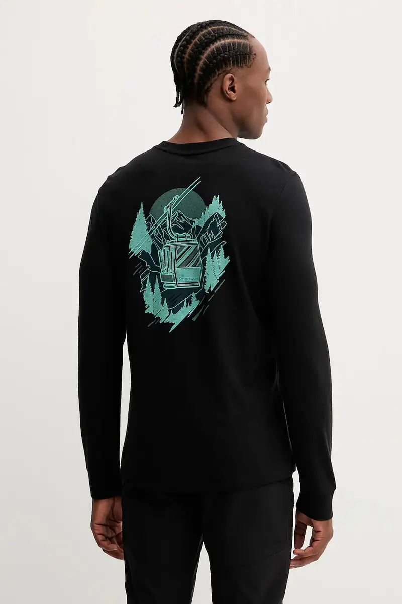 longsleeve sportivo colore nero SW003018 miniatura 3