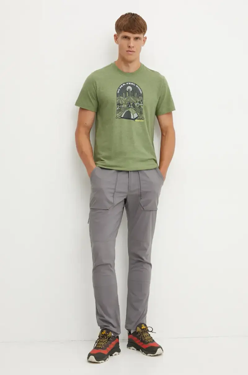 maglietta da sport Streets to Peaks colore verde SW002602 miniatura 2