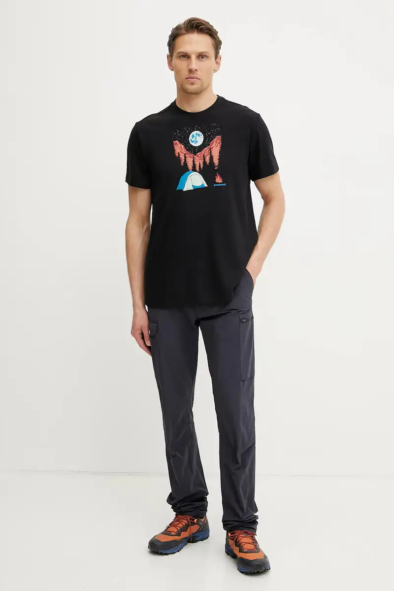 maglietta sportiva colore nero SW002854 miniatura 2