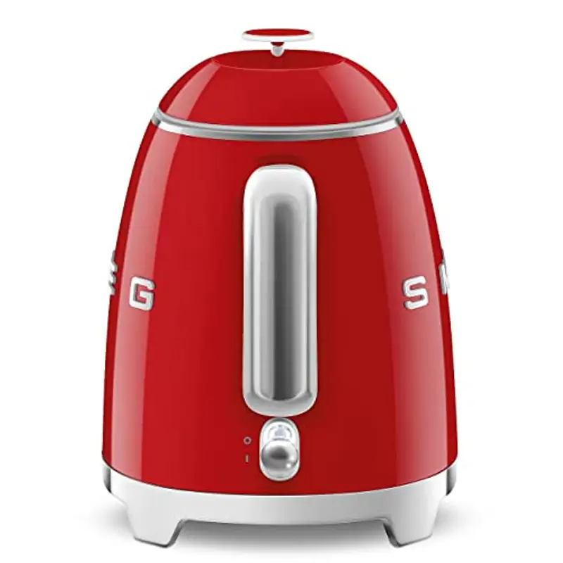 Smeg, Bollitore Elettrico Piccolo KLF05RDEU 0, 8 L, Filtro Acciaio Inox, Autospegnimento di Sicurezza, Indicatore miniatura 2