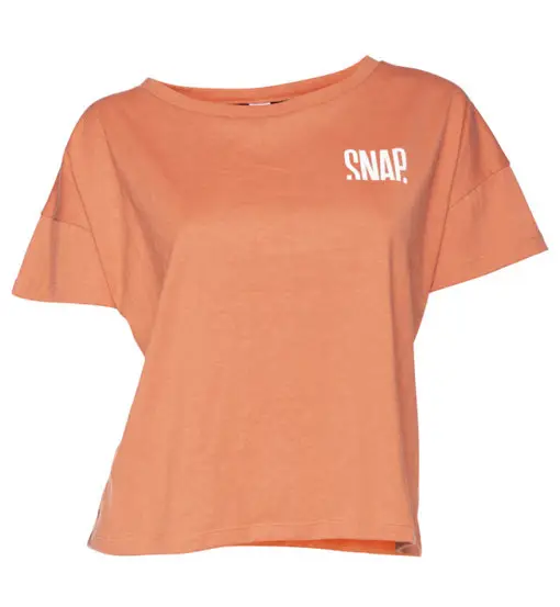 Snap T-shirt Donna Arancione 4115439