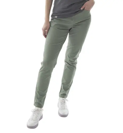 Slim High Rise Pants W - pantaloni arrampicata - donna Green