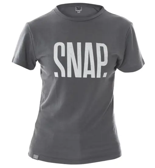 Snap T-shirt Donna Grigio 3815831