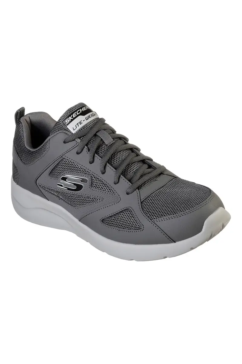 Sneaker grigia con lacci SKECHERS DYNAMIGHT 2.0 FALLFORD miniatura 2