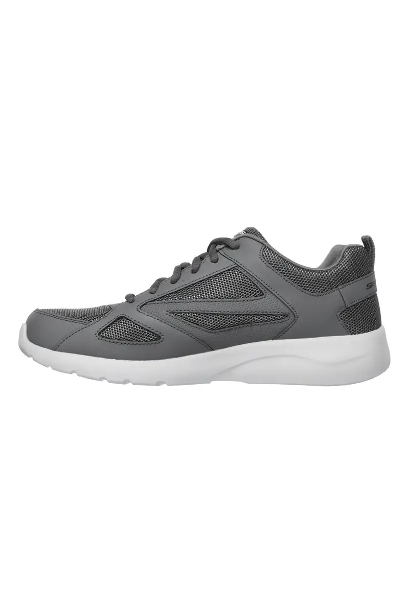 Sneaker grigia con lacci SKECHERS DYNAMIGHT 2.0 FALLFORD miniatura 3