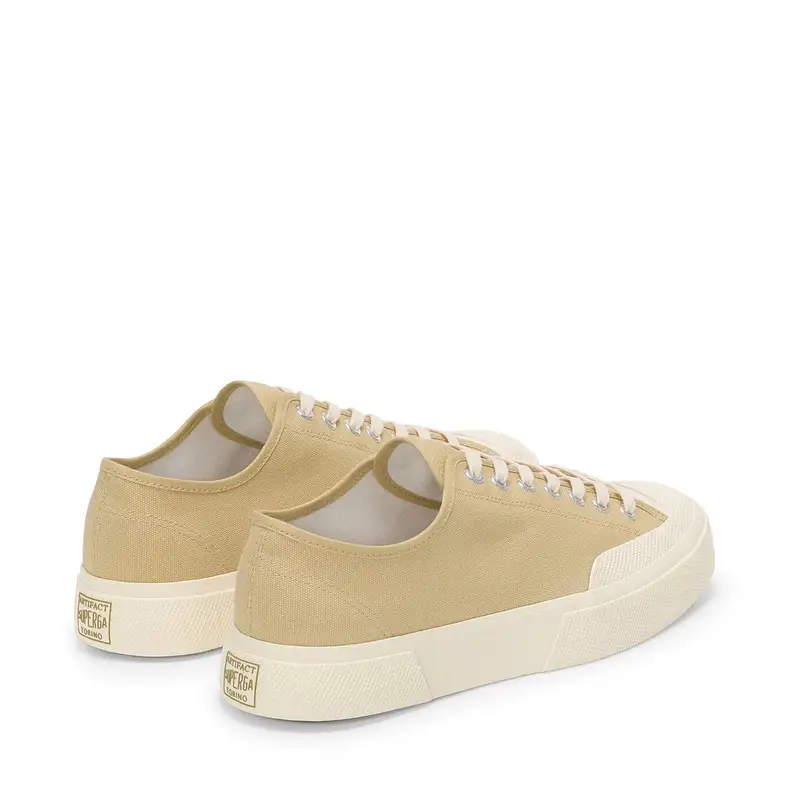 sneakers 2432 works low cut beige miniatura 3