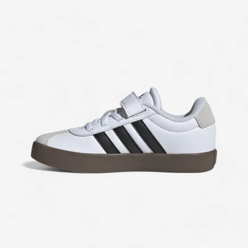 Sneakers ADIDAS bambino VL COURT bianco-nero-grigio dal 28 al 34 |  Adidas
