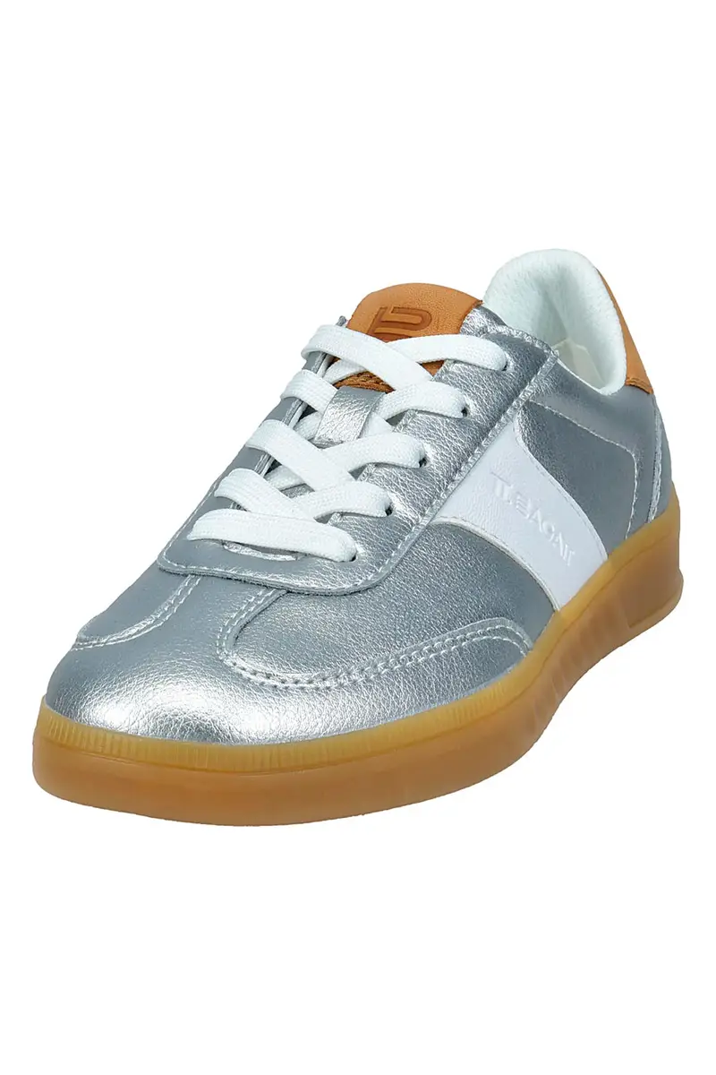 Sneakers Argento con Effetto Metallizzato Bagatt D35AQJ025050 miniatura 2