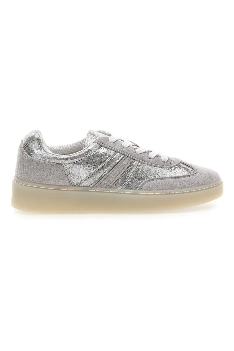 Sneakers Argento con Suola in Gomma TALEMI 23786