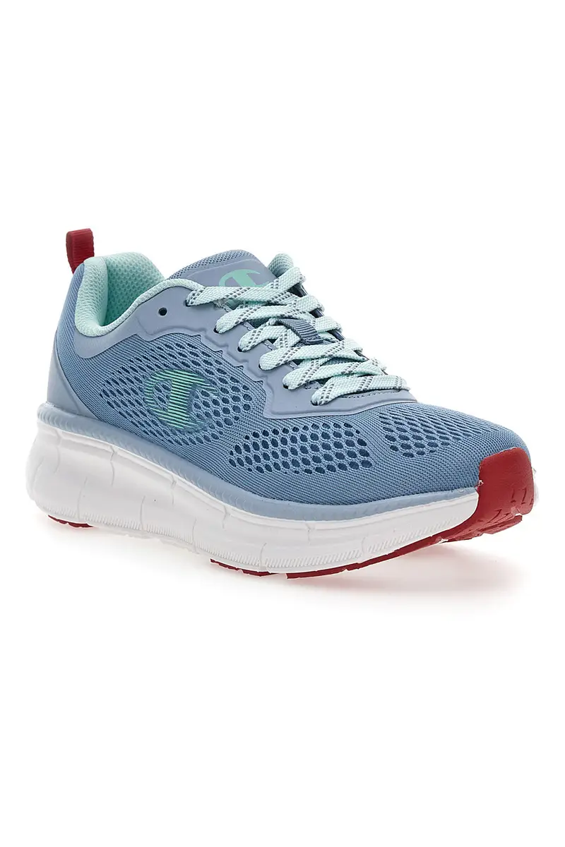 Sneakers Azzurre In Mesh Champion Low Cut Shoe Foxy II miniatura 2