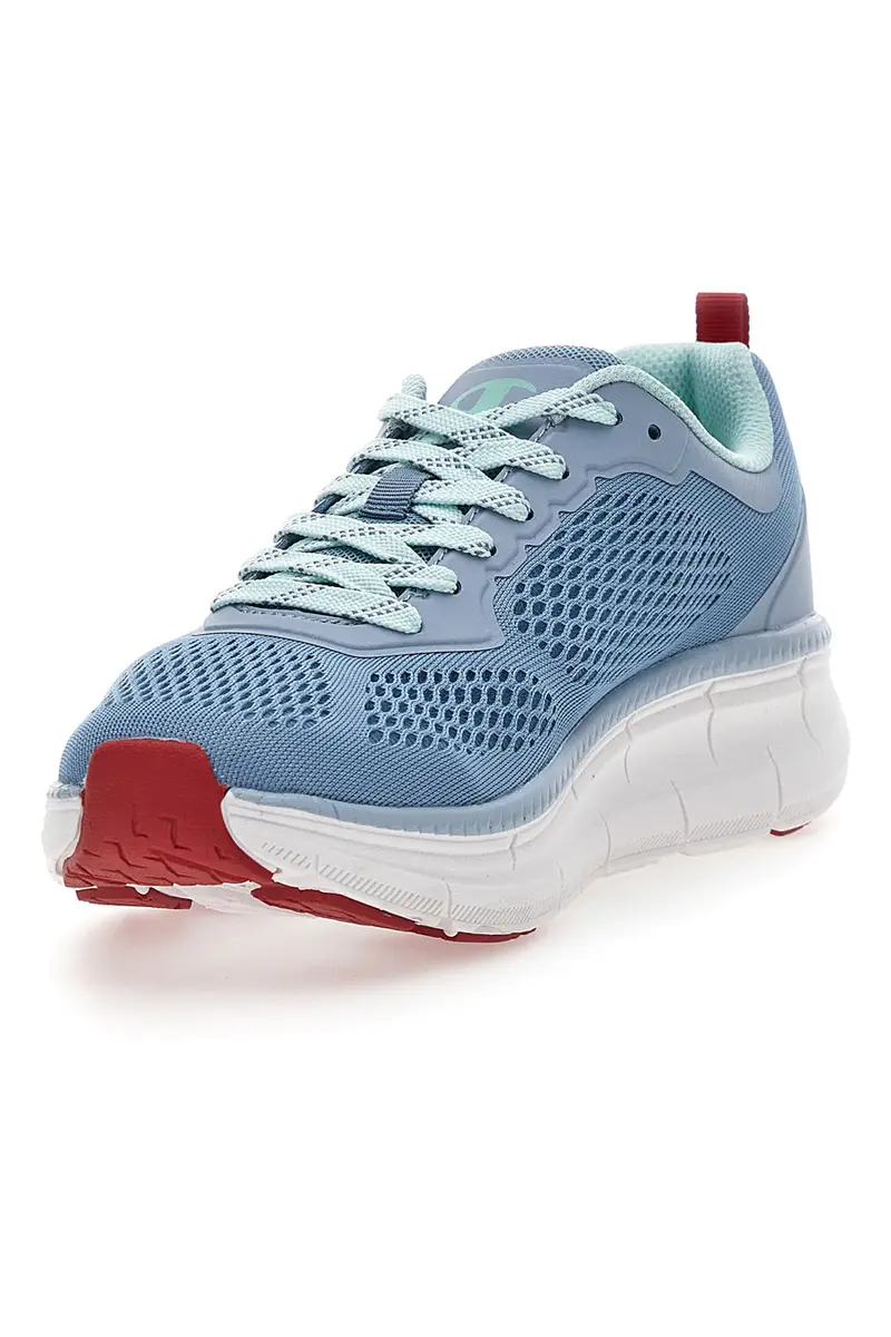 Sneakers Azzurre In Mesh Champion Low Cut Shoe Foxy II miniatura 3