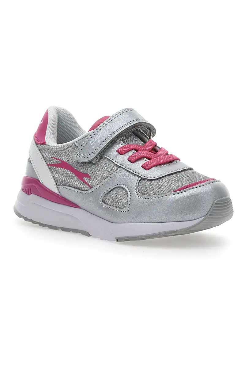 Sneakers Balducci 4281 Grigie e Rosa miniatura 2