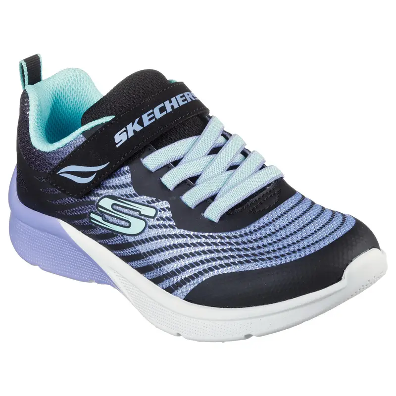 Sneakers Bambina MICROSPEC REJOICE RACER Nero / Multicolore |  Skechers